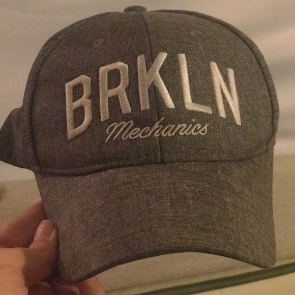 BRKLN Mechanics baseball hat - grey and sharp - Picture 4 of 8